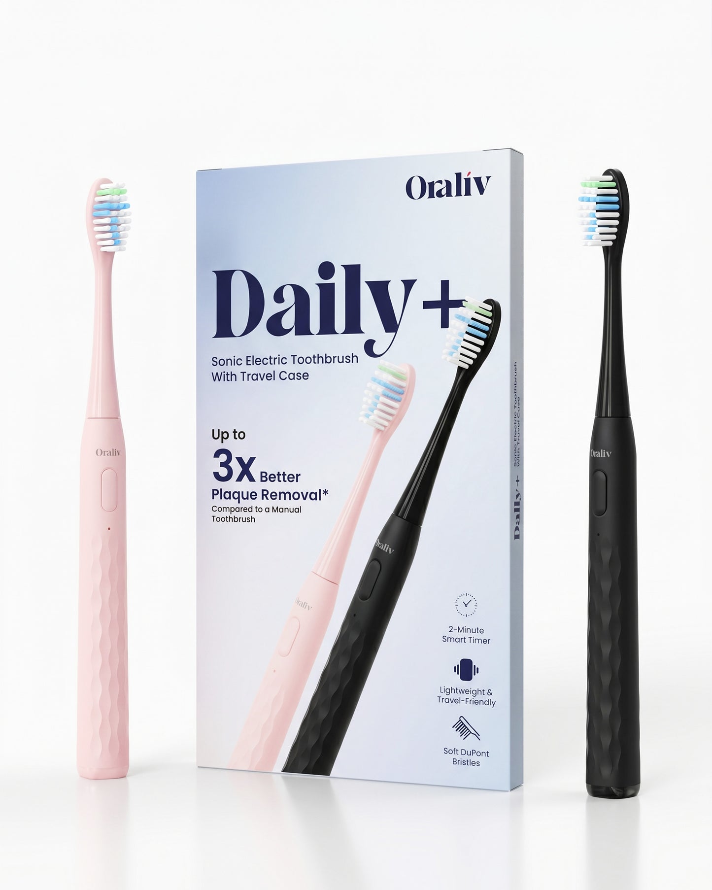 Daily Plus Sonic Electric Toothbrush – Rechargeable Daily Oral Care