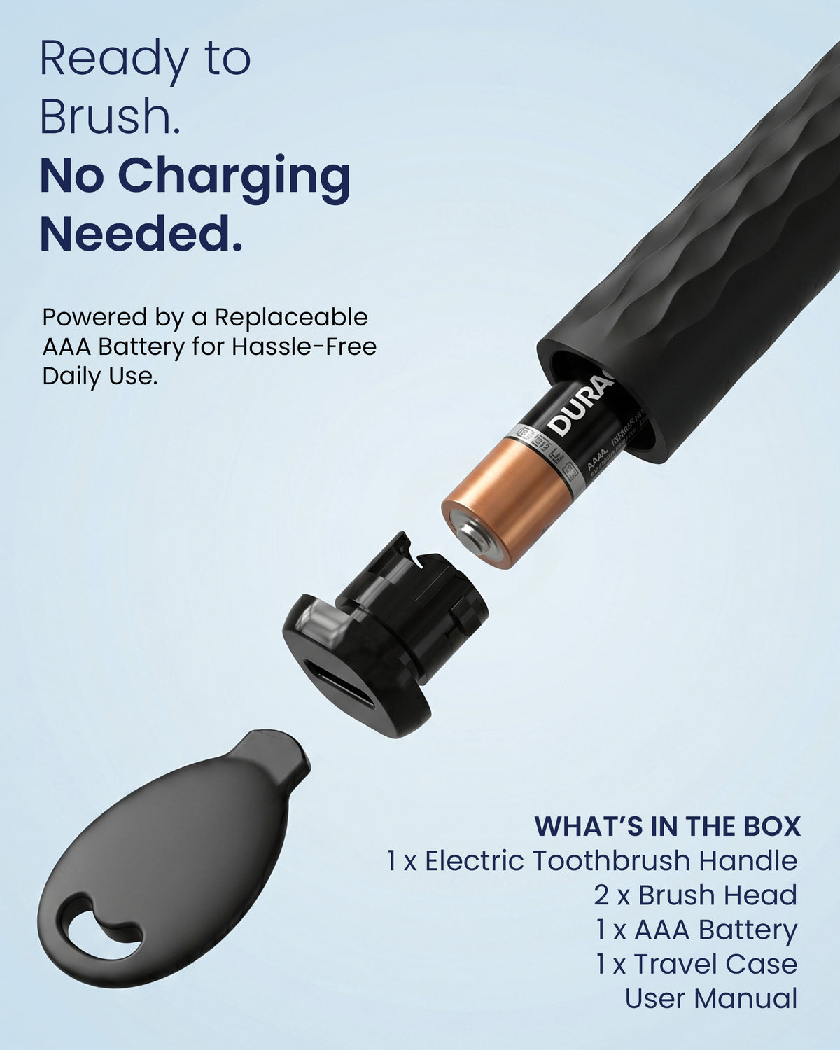 Daily+ Sonic Electric Toothbrush | Travel Case | Soft Bristles Electric Toothbrush