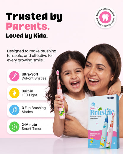 Junior Brushie Kids Electric Toothbrush – Soft Bristles for Children